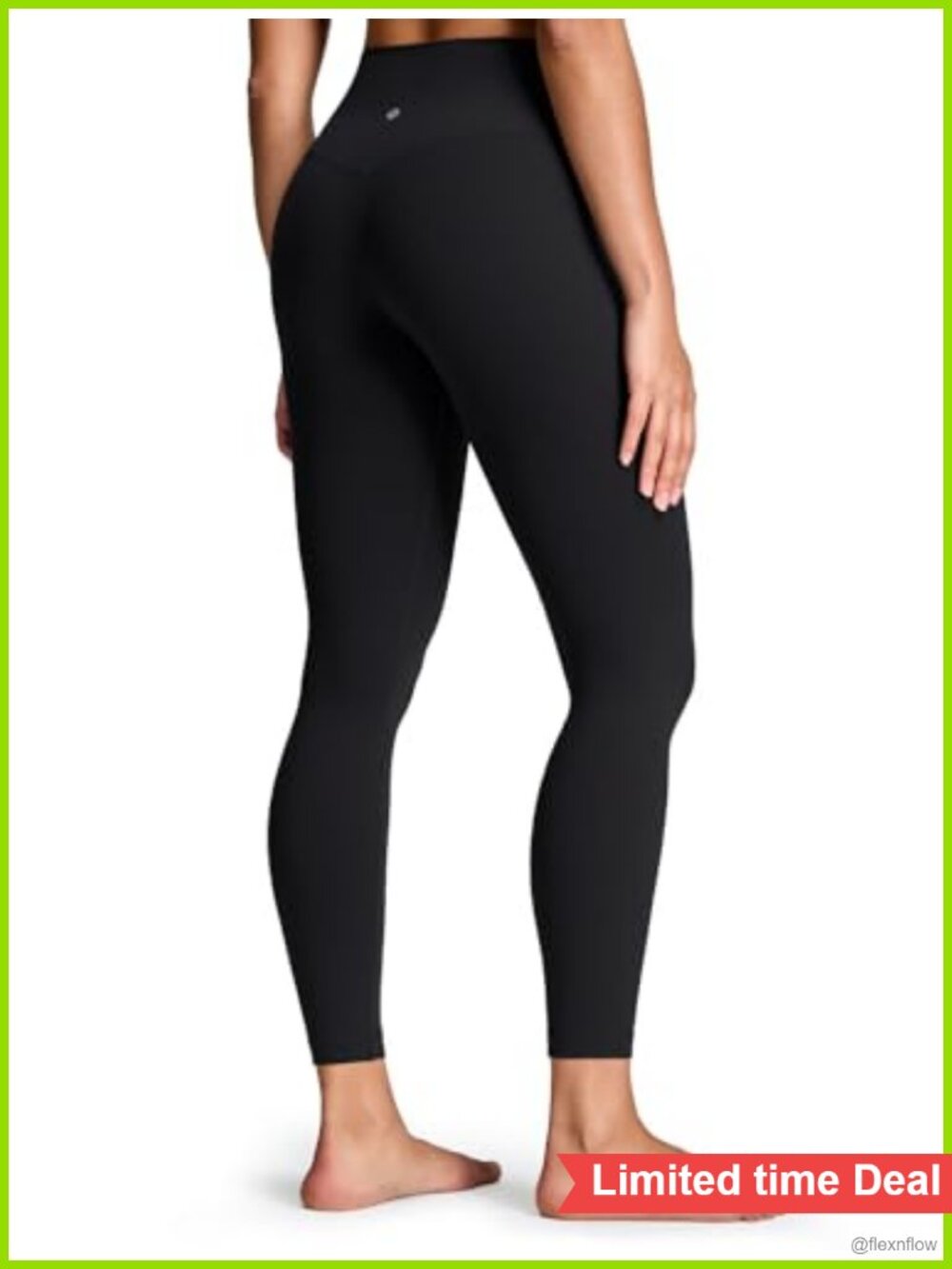 High Rise Yoga Leggings 25" Inseam Tummy Control